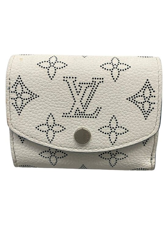Louis Vuitton Handbags - Louis Vuitton Trifold Wallet Mahina Portefeuille Iris XS Snow Initial Leather